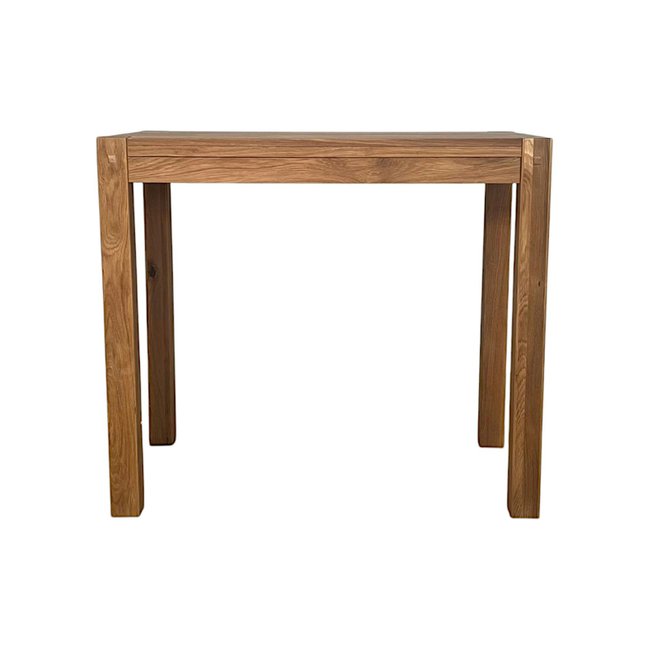 Table haute en chêne massif style campagne FJORD Couleur bois naturel <span itemprop=