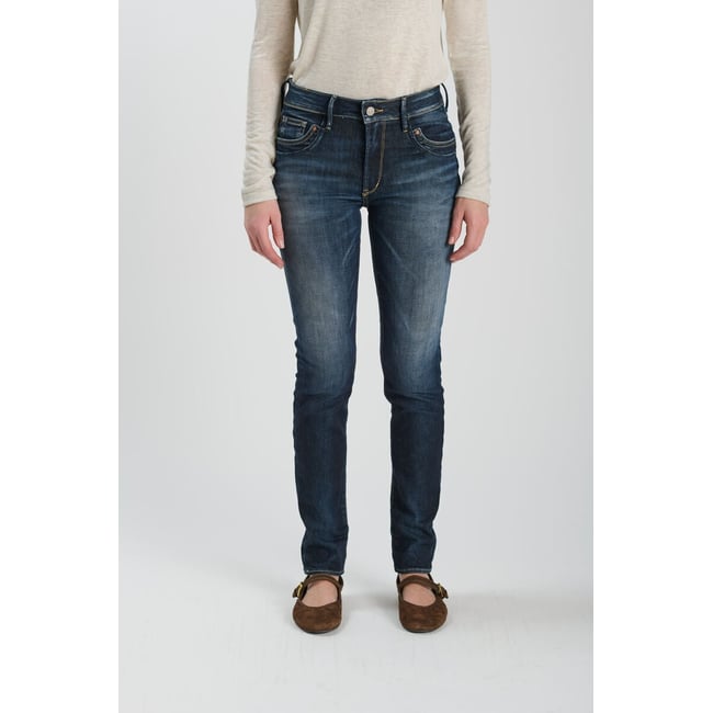Jeans push-up slim taille haute PULP, longueur 34 blue <span itemprop=