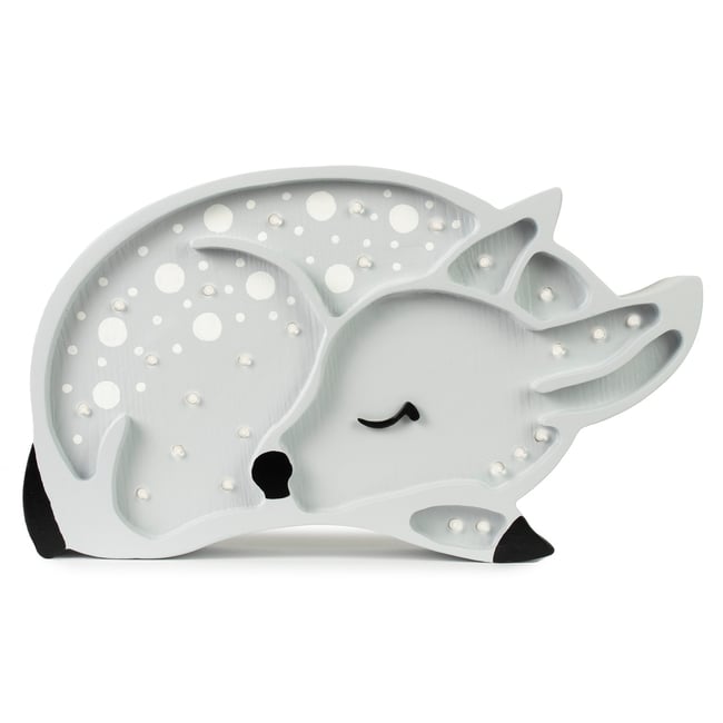 Lampe Veilleuse Faon gris clair <span itemprop=