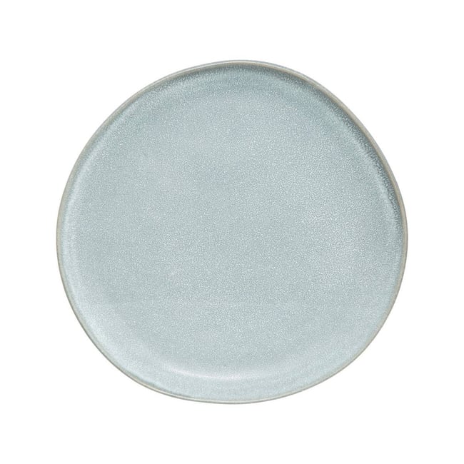 Lot de 6 assiettes plates en céramique SPRING WATER - SECRET DE GOURMET