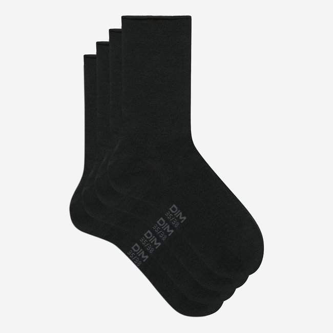 Lote de 2 calcetines de Modal negro + negro <span itemprop=