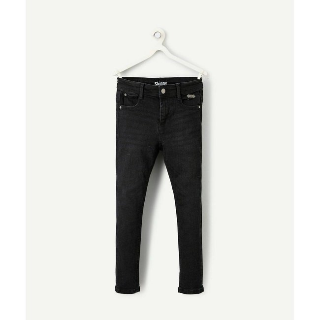 Jeans skinny ganga preta <span itemprop=