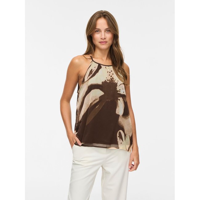 Top Sans Manches marron - coffee bean1 <span itemprop=