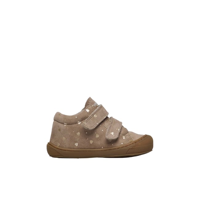Chaussures premiers pas en suède COCOON VL gris tourterelle <span itemprop=