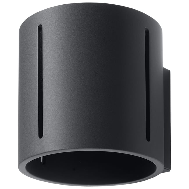 Applique Aluminium Noir G9 1 Inez Couleur noir <span itemprop=