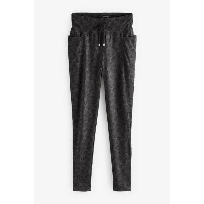 Legging chaud à superposition elements imprimé animal <span itemprop=