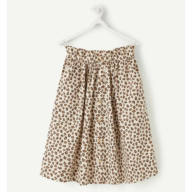 Jupe Longue Zara Imprimé Léopard - Taille L - Occasion Très Bon État