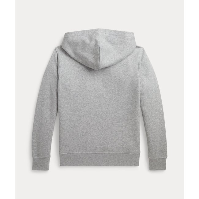 Big pony hoodie in cotton mix grey Polo Ralph Lauren La Redoute