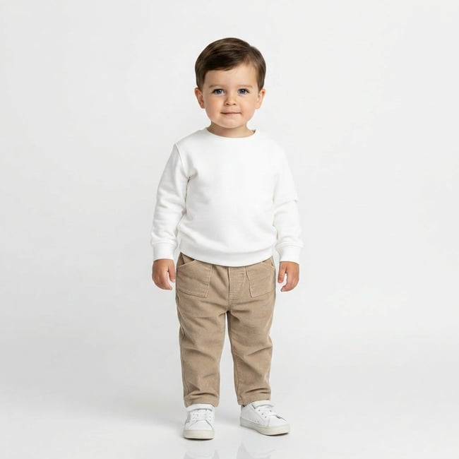 Pantalon bébé - Très bon état beige <span itemprop=