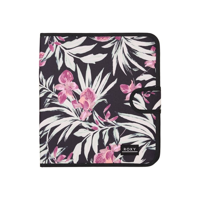 Classeur à quatre anneaux WHAT A DAY. noir anthracite wind swept floral <span itemprop=