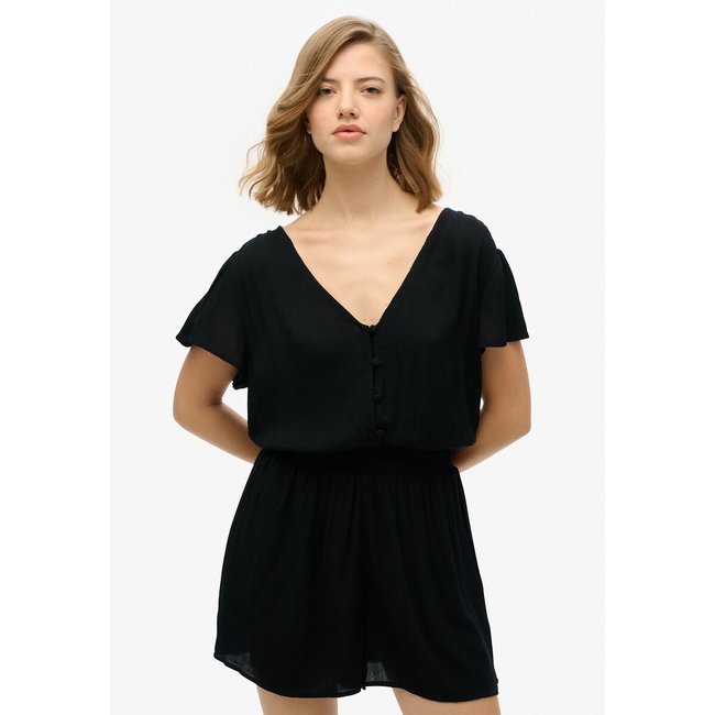 Combishort met korte mouwen <span itemprop=
