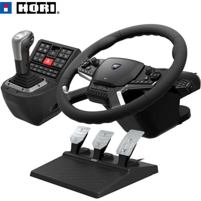 Volant + Levier de vitesses + Pédalier Force Feedback Truck Control System - HORI