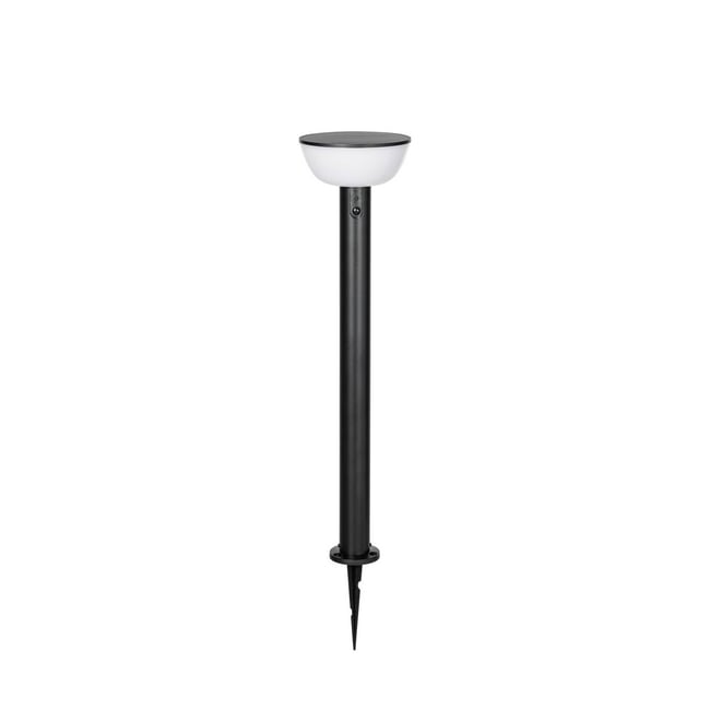 Lampe solaire extérieur en métal moderneLED Couleur noir, blanc <span itemprop=