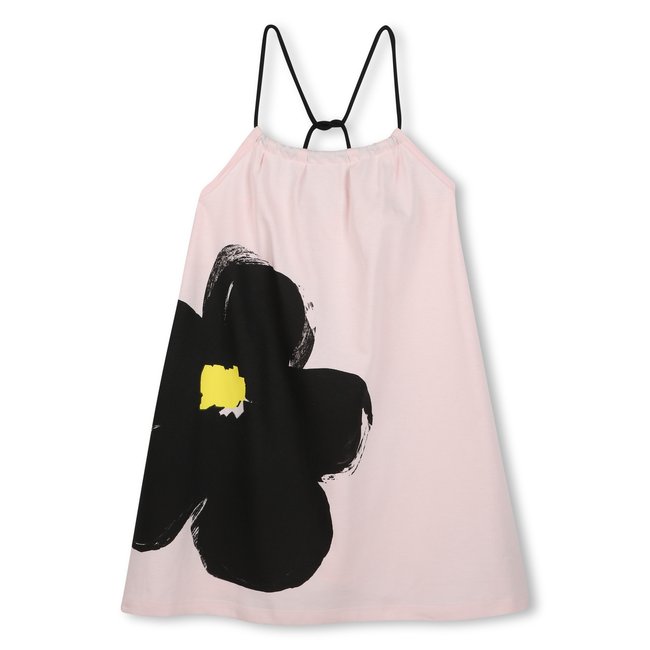 Robe de plage en coton rosee <span itemprop=