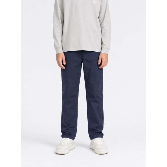 Pantalon chino coupe décontractée ironpath bleu royal navy <span itemprop=
