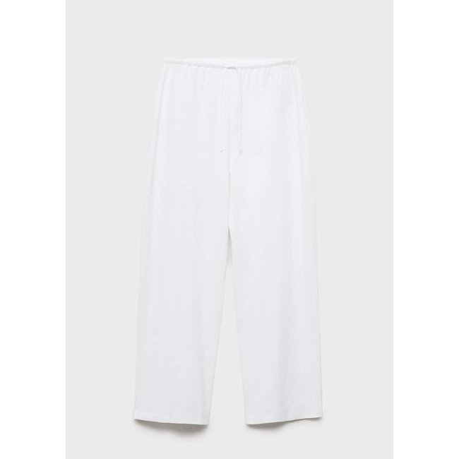 Pantalon coton blanc <span itemprop=