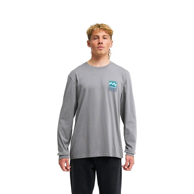 T shirt manches longues STAMP gris pewter <span itemprop=