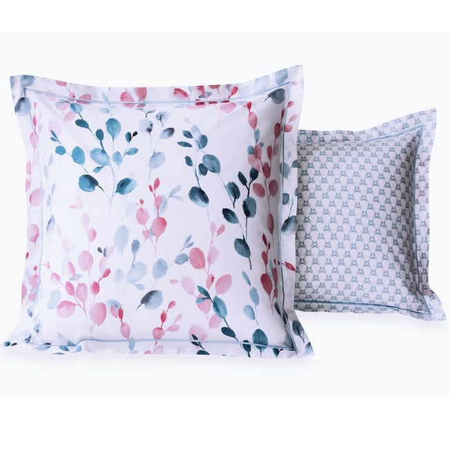 Taie D'oreiller   Satin De Coton - SOFIA motifs <span itemprop=