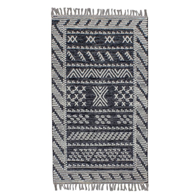 Tapis en laine et coton - NOW'S HOME
