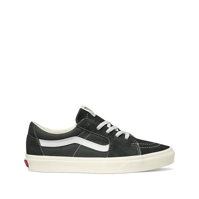 Baskets cuir Sk8-Low noir <span itemprop=