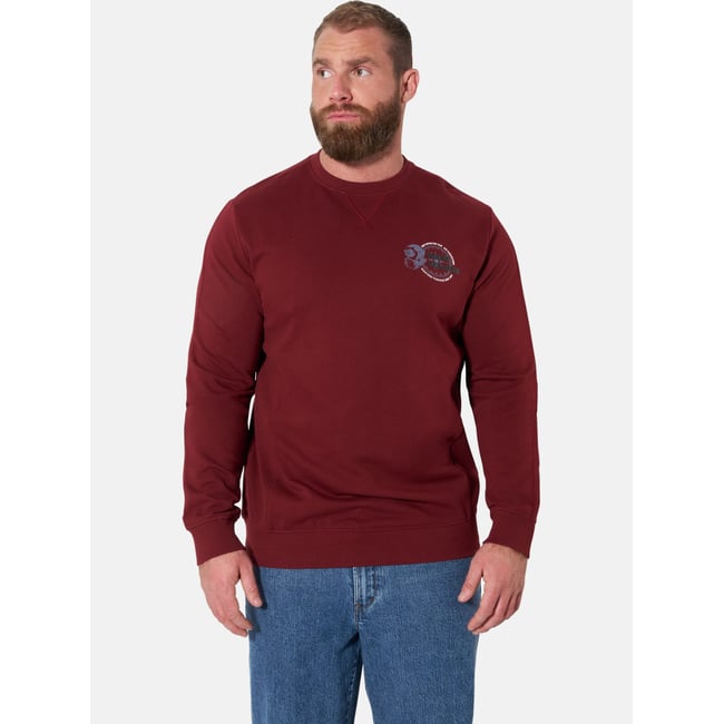 Sweatshirt TJALVE rouge foncé <span itemprop=