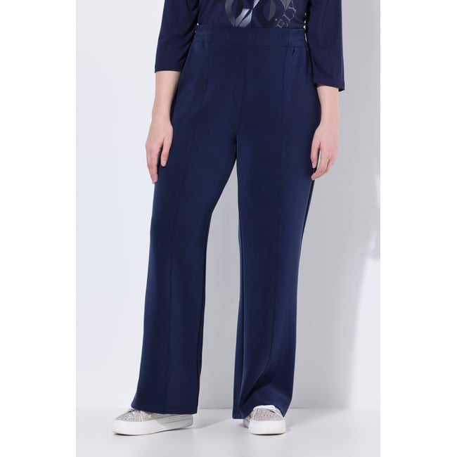 Pantalon en molleton, jambe large et droite - ULLA POPKEN