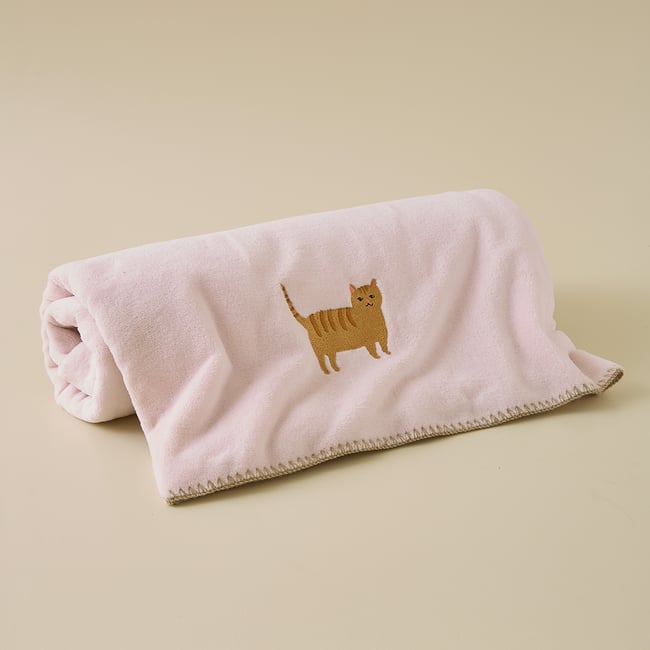 Plaid enfant BETTY rose <span itemprop=