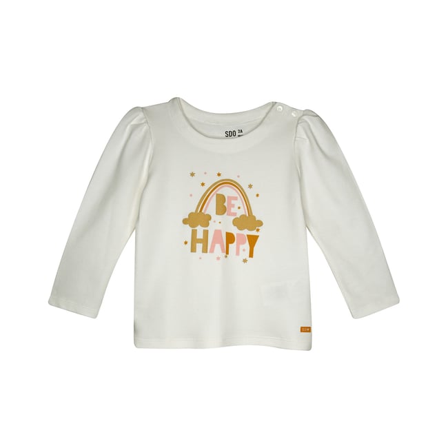 Tee shirt fille faren beige <span itemprop=