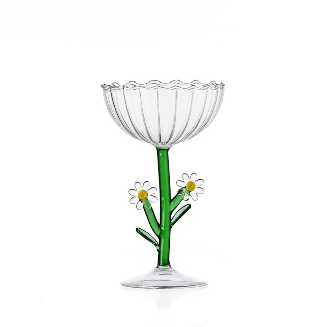 Coupe à champagne fleurs  BOTANICA daisy Couleur multicolore <span itemprop=