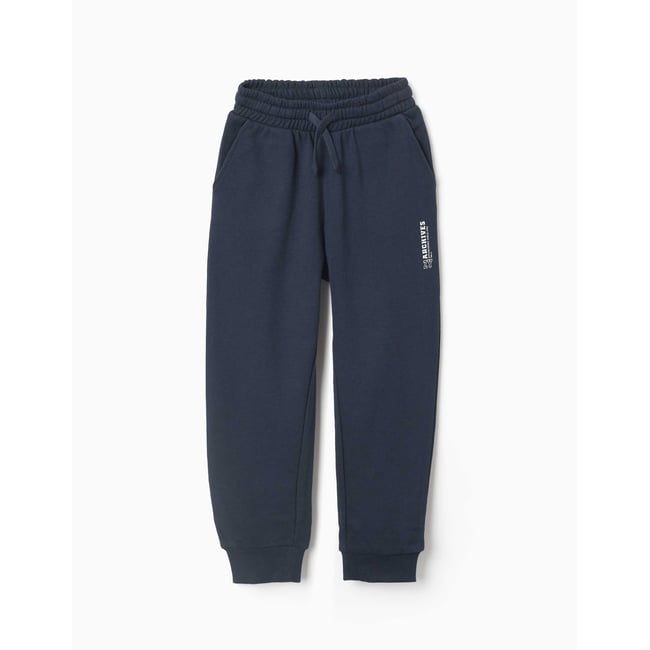 Pantalon de jogging ajusté en molleton avec poches et imprimé ZY - ZIPPY