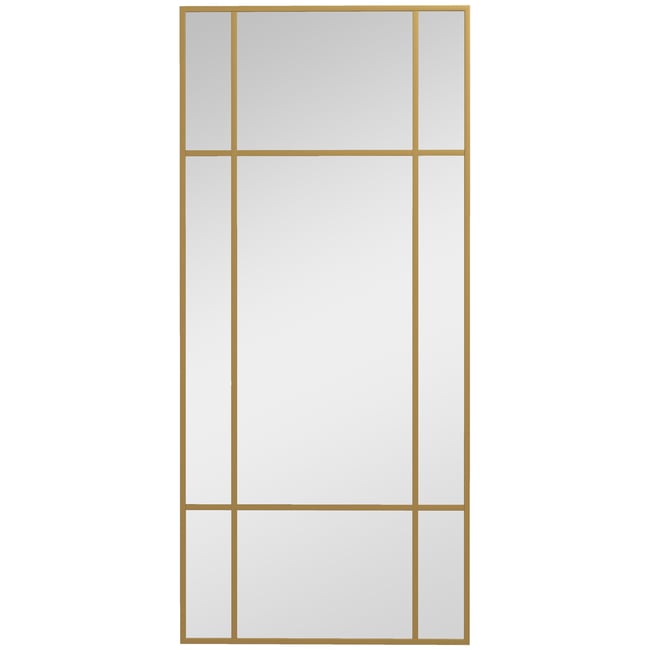 Miroir mural Verre Noir - HOMCOM