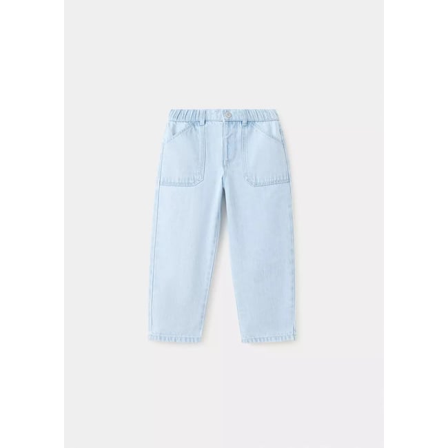 Jean droit taille élastique - MANGO BABY