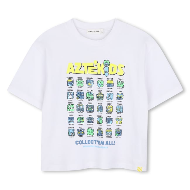 Tee-shirt manches courtes blanc <span itemprop=