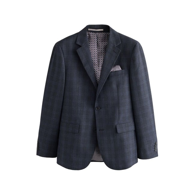 Veste de costume slim à carreaux - NEXT