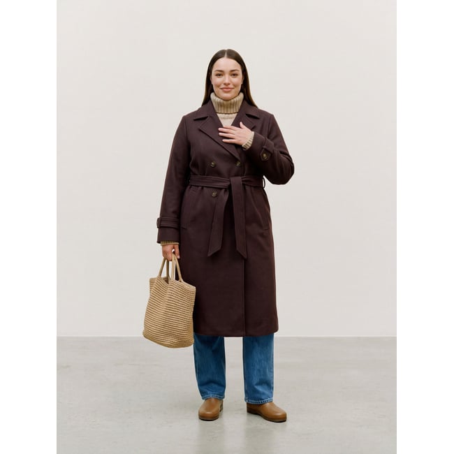 Trench Coat marron - chocolate torte 1 <span itemprop=