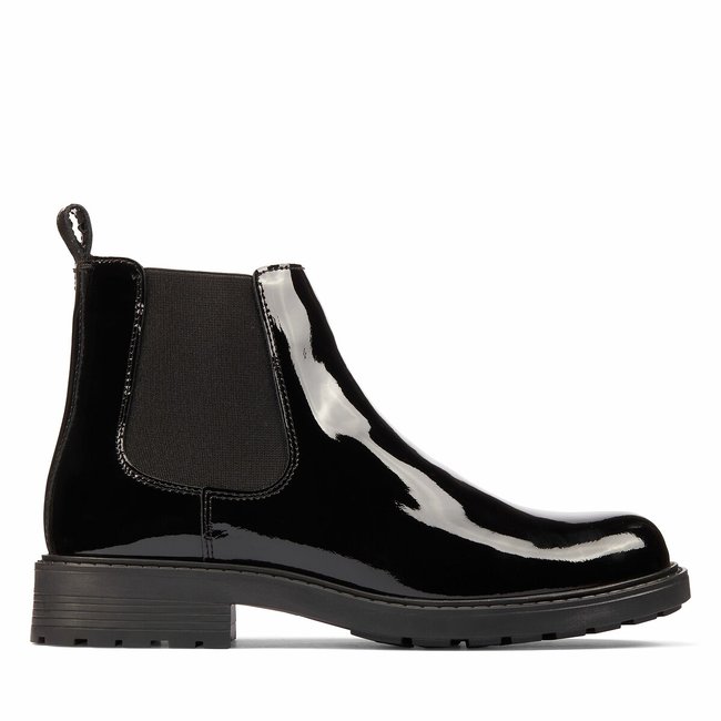 Orinoco2 Lane Chelsea Boots in Patent Leather, black patent, CLARKS