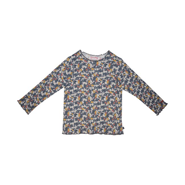 Tee shirt joanne manches longues enfant blanc <span itemprop=