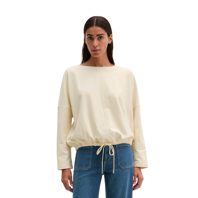 Sweat à cordon de serrage en mélange de coton bio peigné - MARC O'POLO