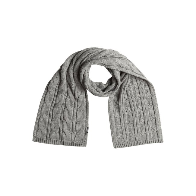 Écharpe en tricot MAGIC SHELL. gris heritage heather <span itemprop=
