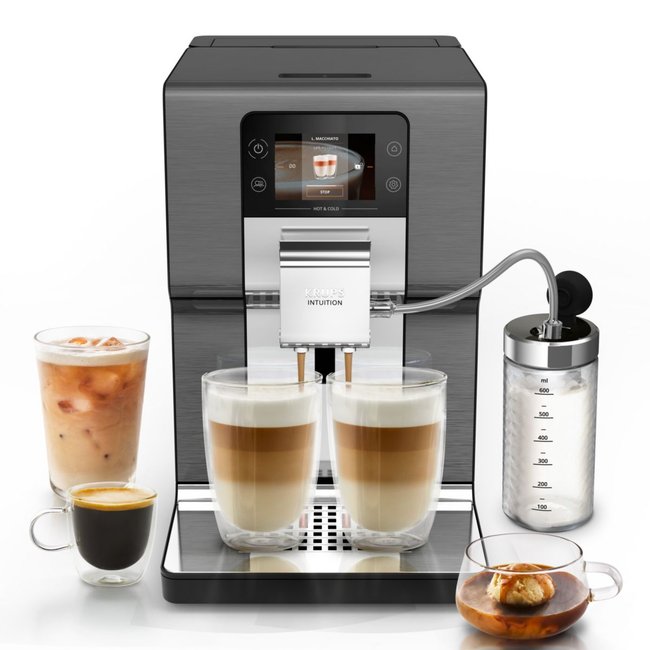 Expresso Broyeur EA879NE0 Intuition Experience, Hot&Cold, 36 recettes - KRUPS
