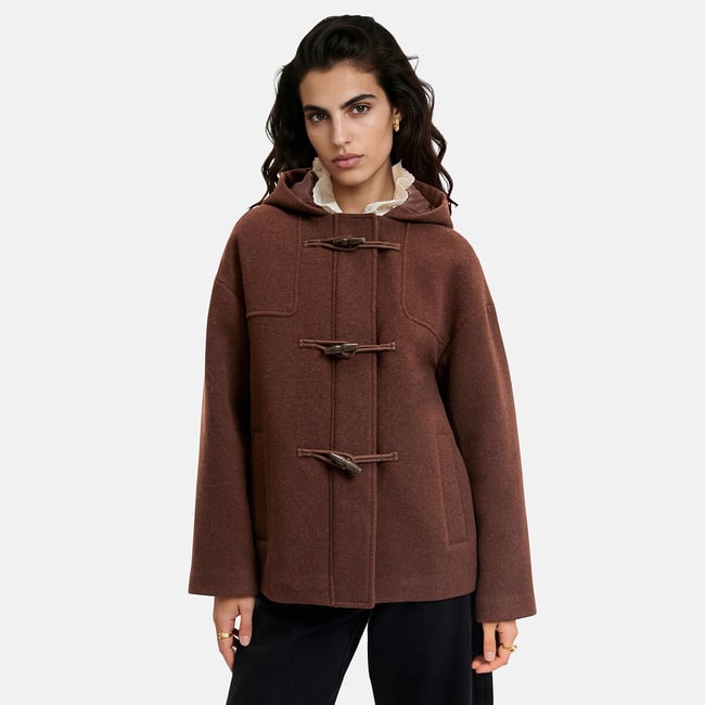 Duffle-coat court, à capuche - LA REDOUTE COLLECTIONS