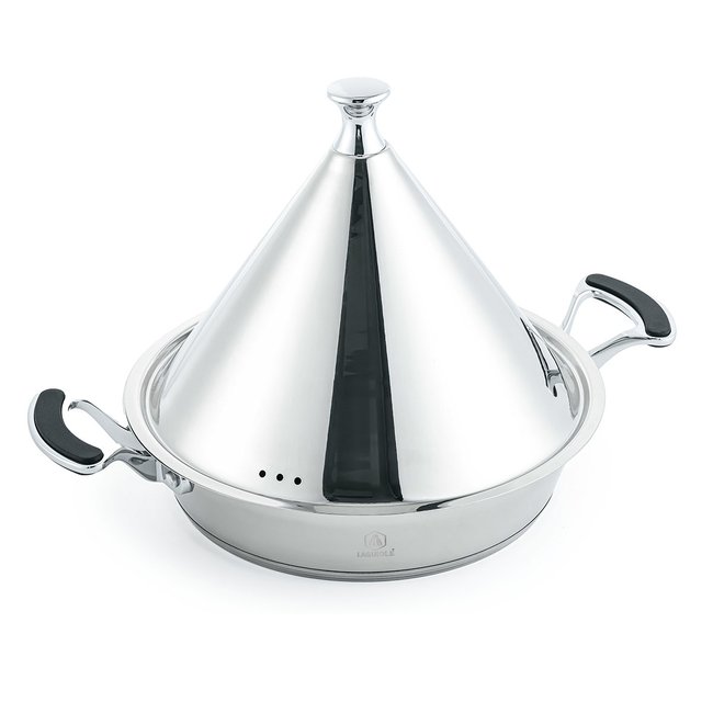Tajine inox 28cm noir <span itemprop=