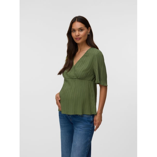Blouse verte - campsite <span itemprop=