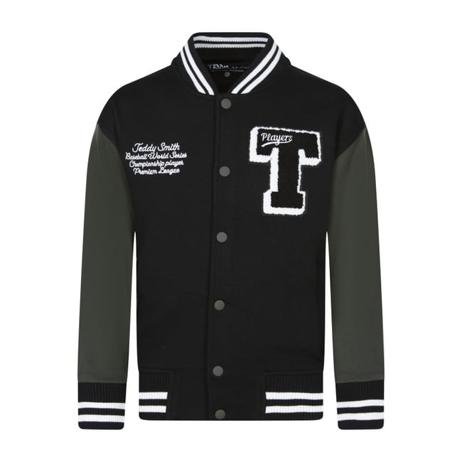 Sweat en coton mélangé noir avec imprimé logo et écritures noir <span itemprop=