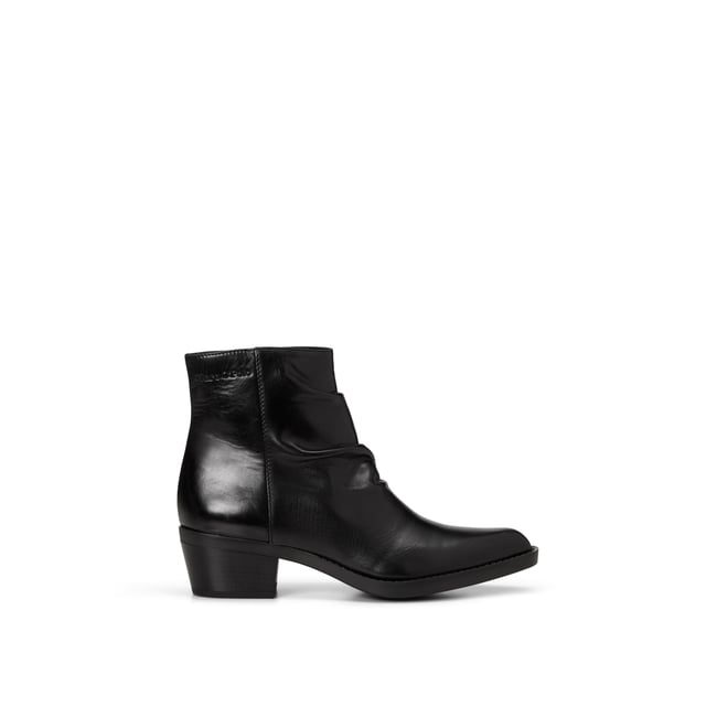 Bottines de style western, modèle Rodeo en cuir de veau de première qualité - MARC O'POLO