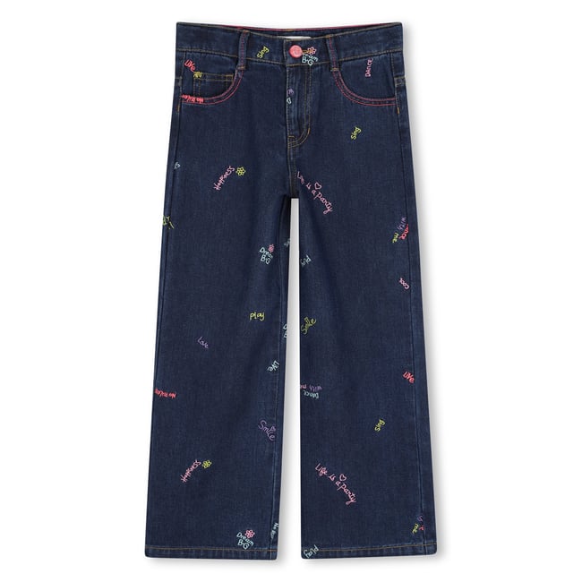 Pantalon en denim denim blue <span itemprop=