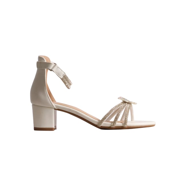 Sandales à Talon Doremi blanc <span itemprop=