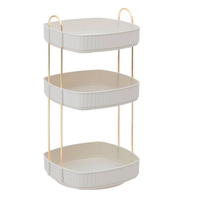 Étagère carrée ALBA Couleur blanc <span itemprop=