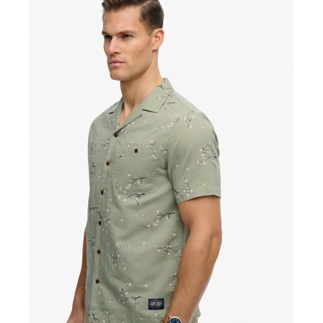 Chemise de plage imprimée à manches courtes - SUPERDRY