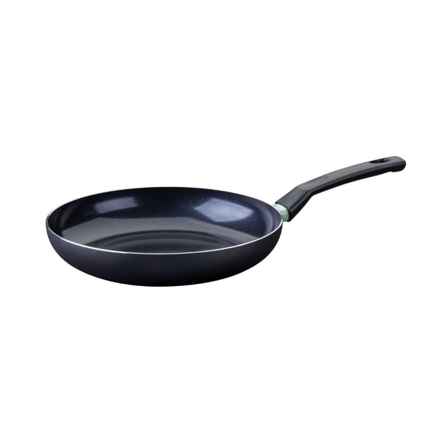 Poêle 28 cm aluminium revêtement céramique antiadhésif BRANDAO vert,noir <span itemprop=